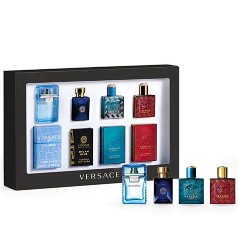 versace miniature set men|versace 5 piece mini set.